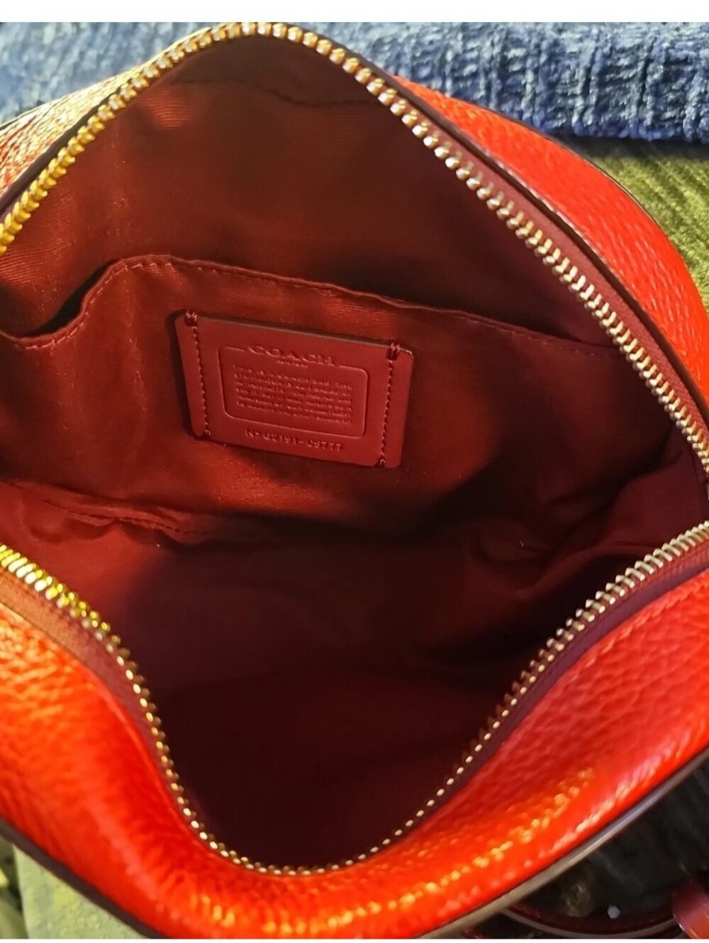 COACH Camera Bag Colorblock Leather Crossbody Bag - Picture 9 of 13